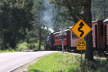 Black Hills Central Railroad  #110, Hill City