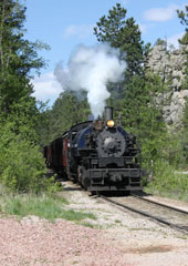 Black Hills Central Railroad  #110, Hill City