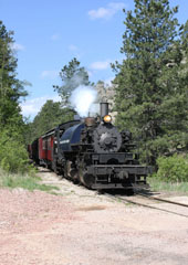 Black Hills Central Railroad  #110, Hill City