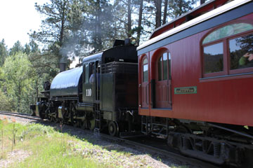 Black Hills Central Railroad  #110, Hill City