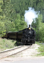 Black Hills Central Railroad  #110, Hill City