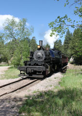 Black Hills Central Railroad  #110, Hill City