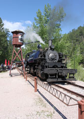 Black Hills Central Railroad  #110, Hill City