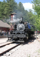 Black Hills Central Railroad  #110, Hill City
