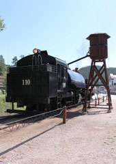 Black Hills Central Railroad  #110, Hill City