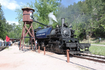 Black Hills Central Railroad  #110, Hill City