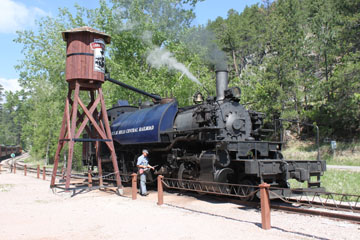 Black Hills Central Railroad  #110, Hill City