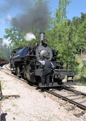 Black Hills Central Railroad  #110, Hill City