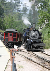 Black Hills Central Railroad  #110, Hill City