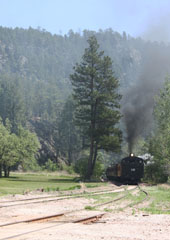 Black Hills Central Railroad  #110, Hill City
