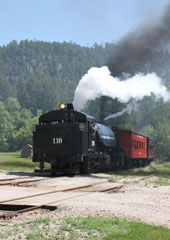Black Hills Central Railroad  #110, Hill City