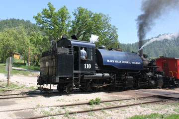 Black Hills Central Railroad  #110, Hill City
