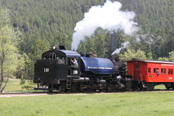 Black Hills Central Railroad  #110, Hill City