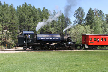Black Hills Central Railroad  #110, Hill City