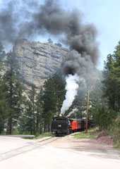 Black Hills Central Railroad  #110, Hill City