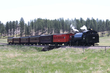 Black Hills Central Railroad  #110, Hill City