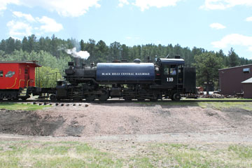Black Hills Central Railroad  #110, Hill City