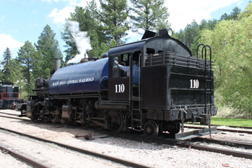 Black Hills Central Railroad  #110, Hill City