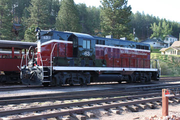 Black Hills Central Railroad EMD GP9 #63, Hill City