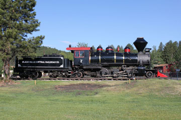 Black Hills Central Railroad  #7, Hill City