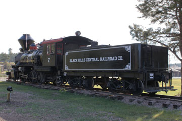 Black Hills Central Railroad  #7, Hill City
