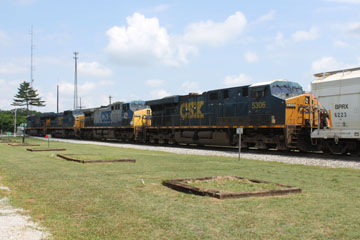 CSX GE ET44AH #3267, Cowan