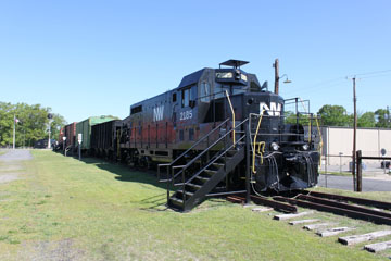 NW GP7U #2185, Crewe Railroad Museum