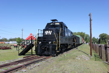 NW GP7U #2185, Crewe Railroad Museum