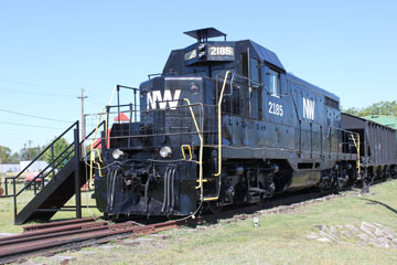 NW GP7U #2185, Crewe Railroad Museum