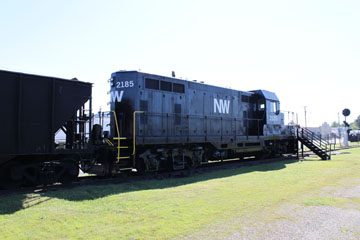 NW GP7U #2185, Crewe Railroad Museum