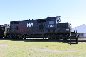 NW GP7U #2185, Crewe Railroad Museum