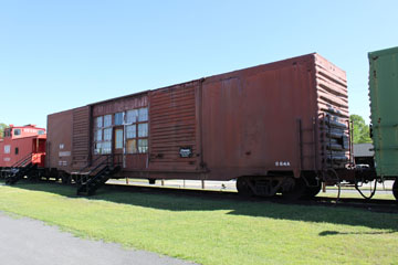 NW Box Car #600651, Crewe Railroad Museum