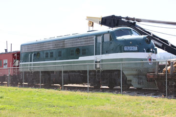 NP EMD F9 #6703A, Inland NW Rail Museum