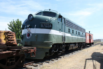 NP EMD F9 #6703A, Inland NW Rail Museum