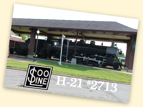 SOO H-21 #2713, Depot Park, Stevens Point, WI
