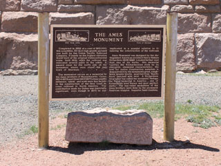 Ames Monument, Sherman Hill