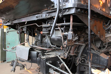 UP FEF-3 #838, UP Cheyenne Roundhouse