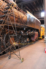 UP FEF-3 #838, UP Cheyenne Roundhouse