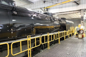 UP FEF-3 #844, UP Cheyenne Roundhouse